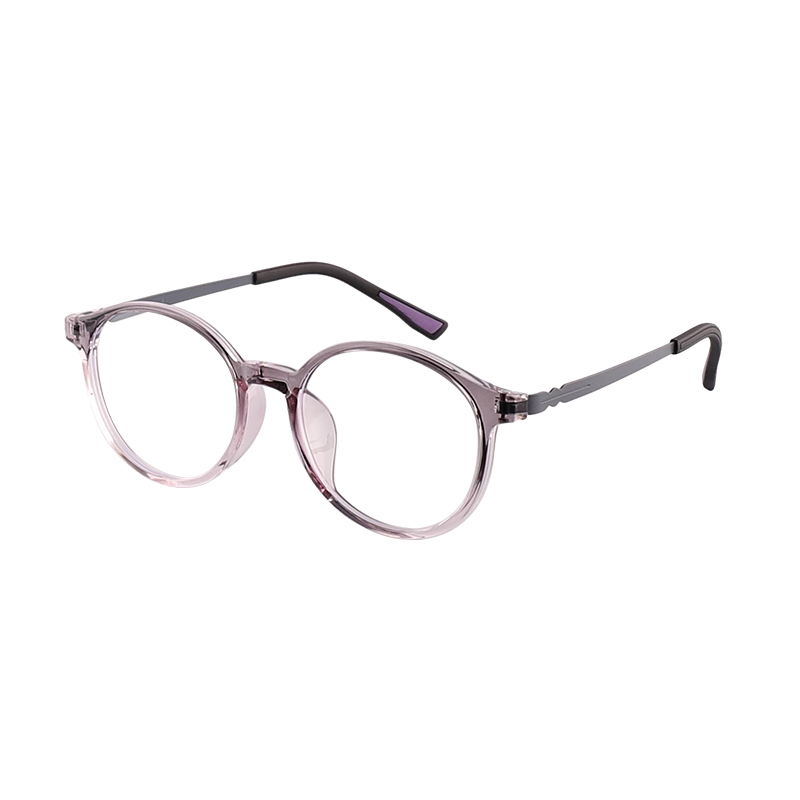 Transparent Women Round Frame Optical Glasses