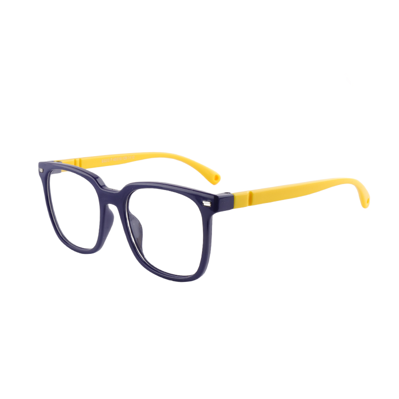 Classic Retro Clear Flat Lens Eyeglasses Frame For Children