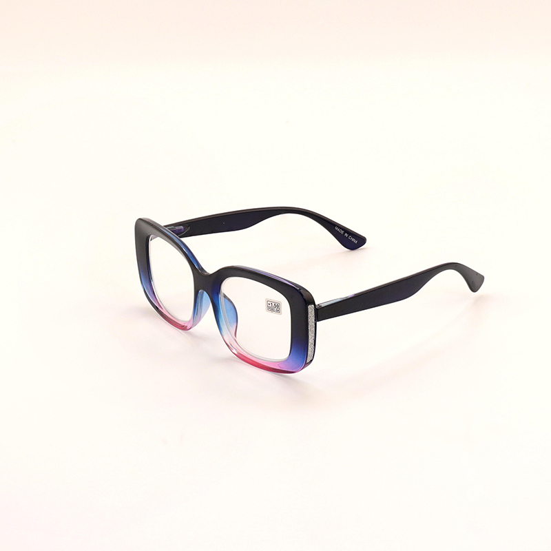 Oversized Square Anti-Blue Light Reading Glasses