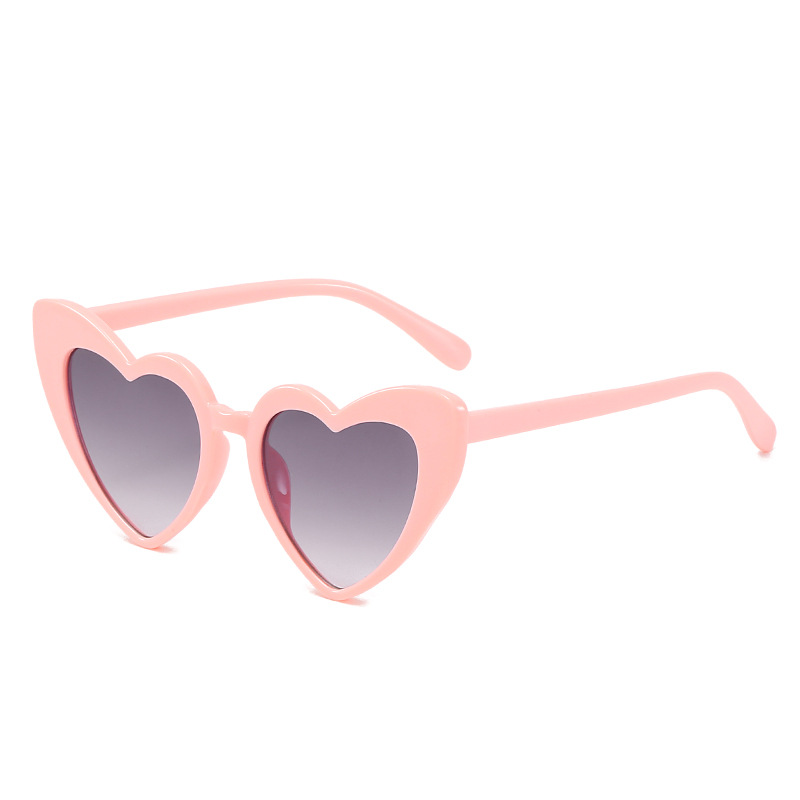 Comfortable Little Girl Kids Heart Shaped Baby Sunglasses