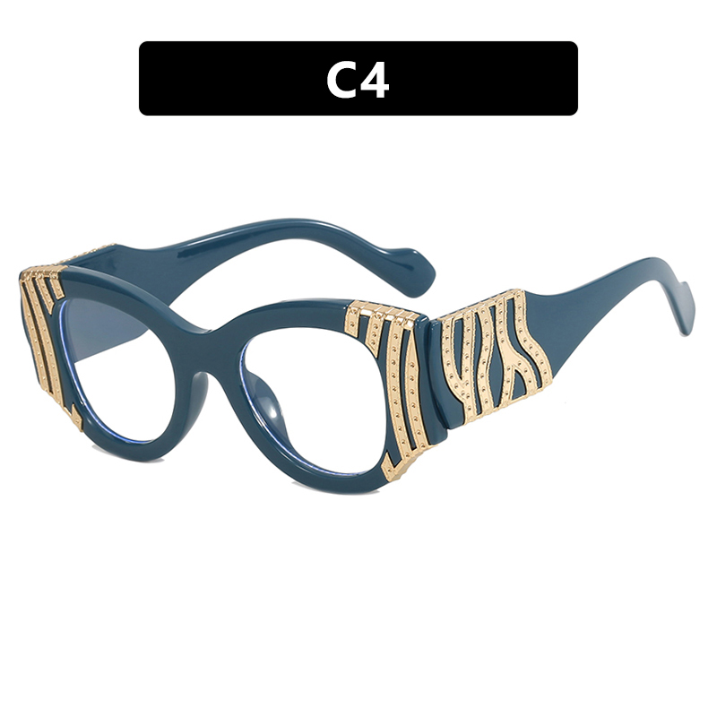 Oversized Exaggerated Cat Eye Thick Frame Optical Glasses