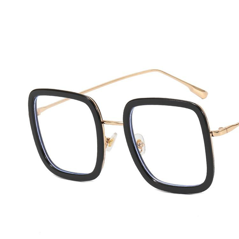 Square Frame Eyewear Retro Optical Computer Eyeglasses