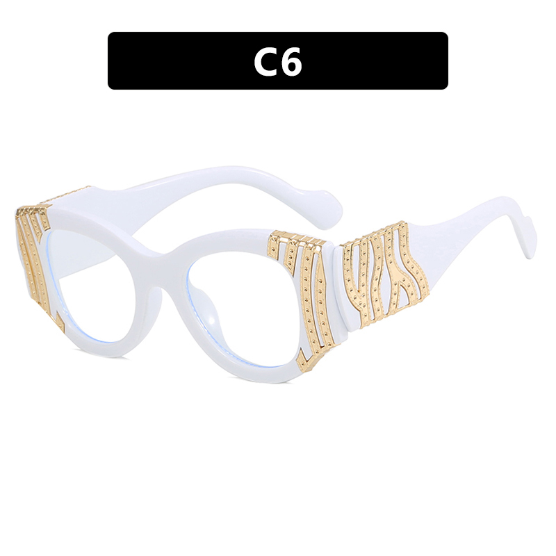 Oversized Exaggerated Cat Eye Thick Frame Optical Glasses