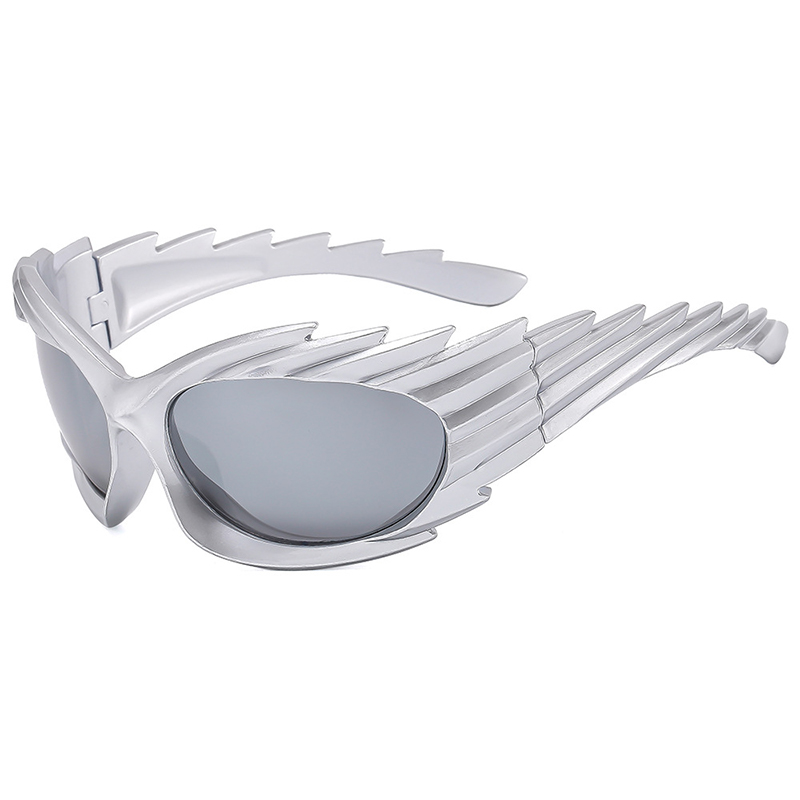 Unisex Outdoor Hedgehog Shape Y2k Sports Sunglasses