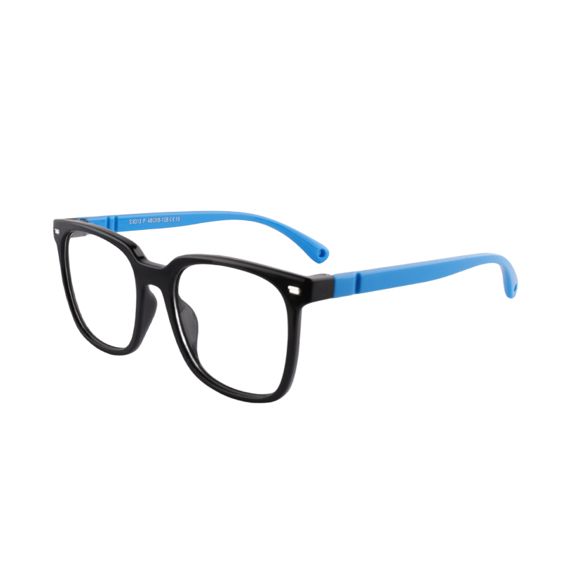 Classic Retro Clear Flat Lens Eyeglasses Frame For Children