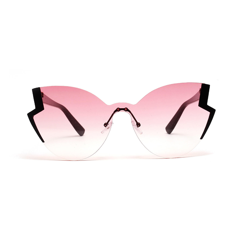 Gradient Cat Eye Butterfly Frame AC Lens Sunglasses