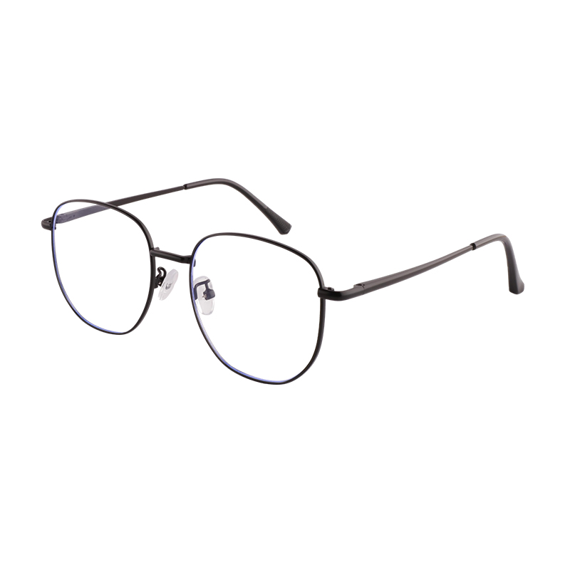 Unisex Vintage Round Myopia Flat Lens Glasses Frame