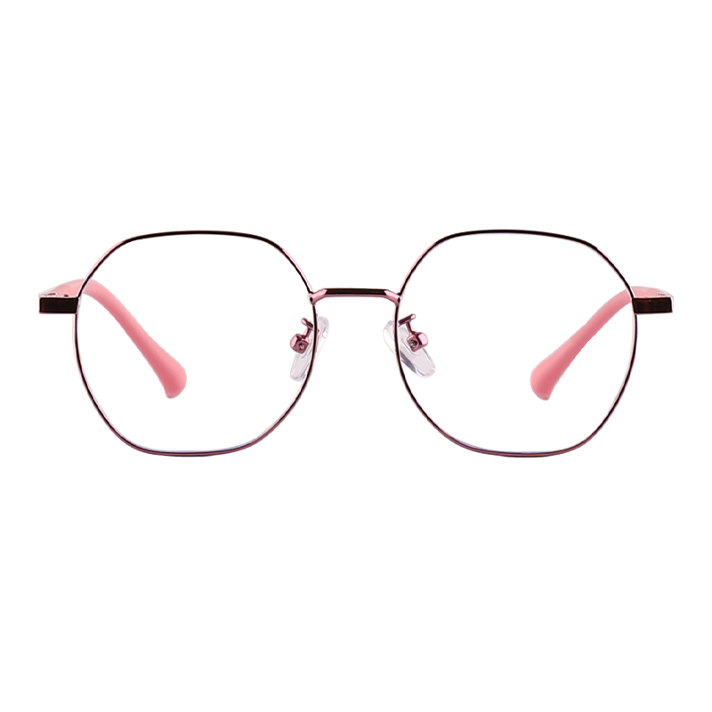 Classic Unisex Metal Frame Glasses Flat Kid's Glasses