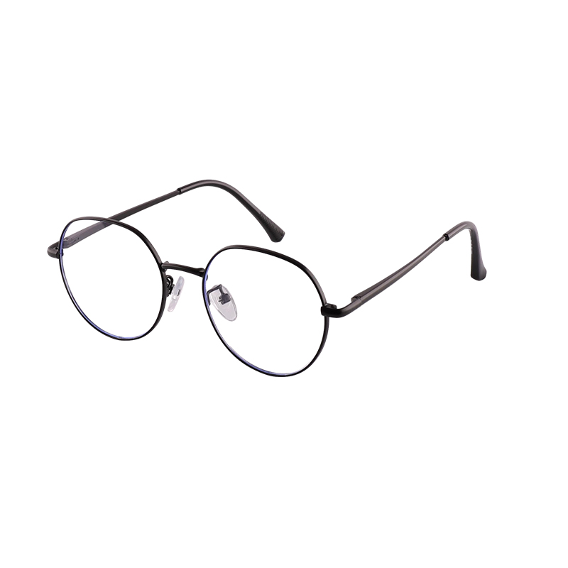 Vintage Round Frame Optical Mirror Anti Blue Light Glasses