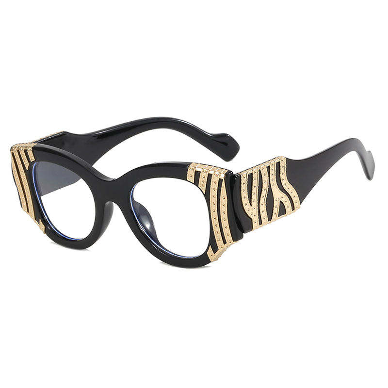 Oversized Exaggerated Cat Eye Thick Frame Optical Glasses