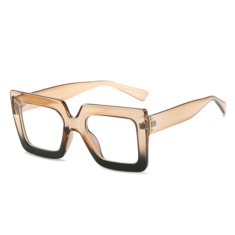 Trendy Square Large Frame Anti Blue Light Glasses