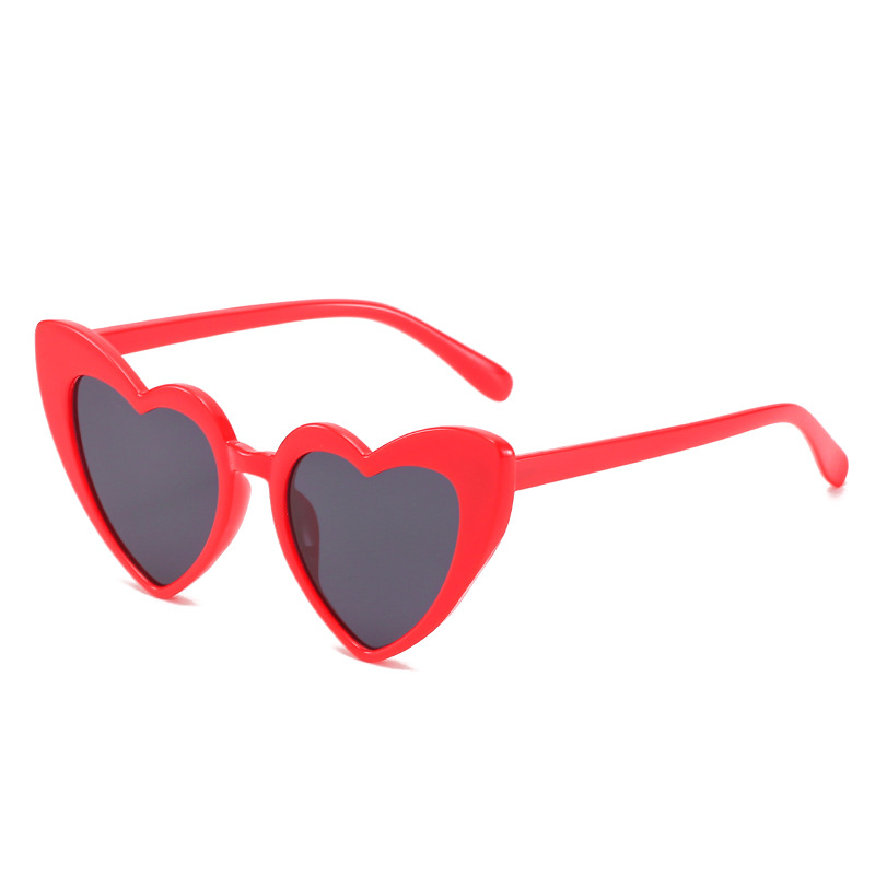 Comfortable Little Girl Kids Heart Shaped Baby Sunglasses