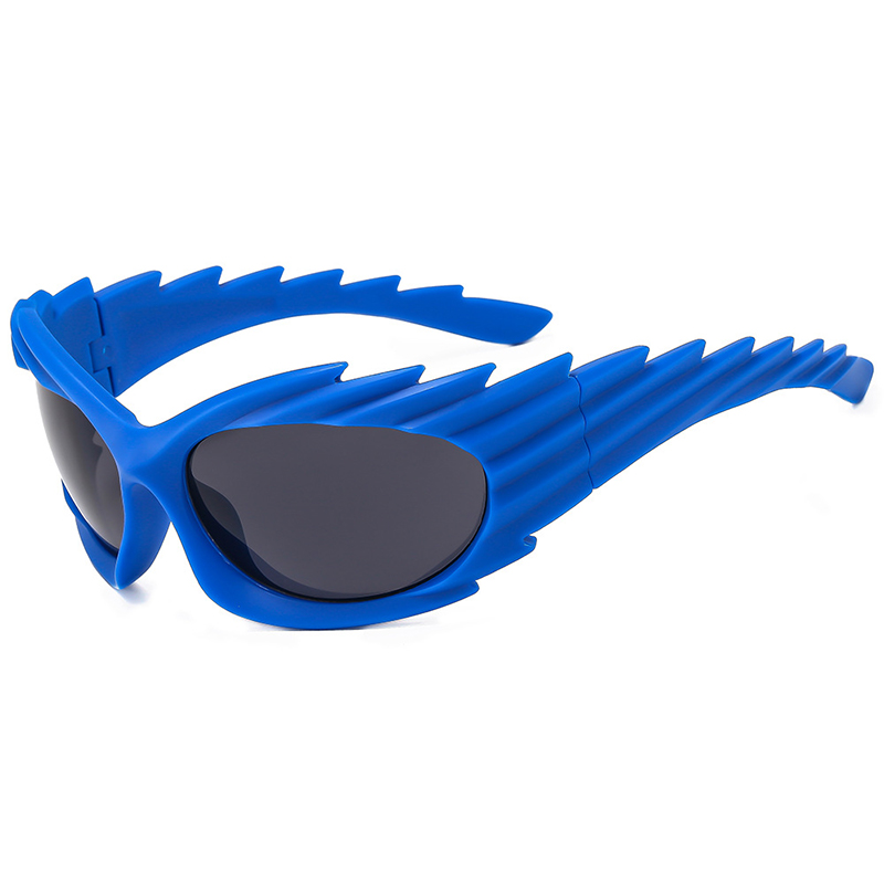 Unisex Outdoor Hedgehog Shape Y2k Sports Sunglasses