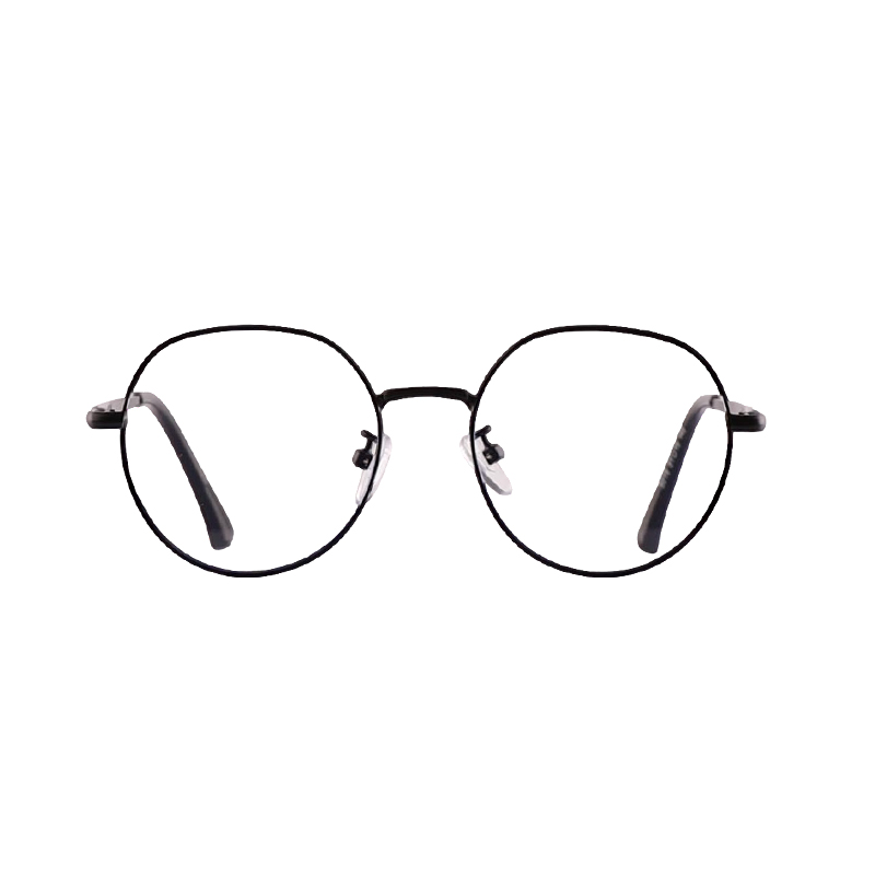 Vintage Round Frame Optical Mirror Anti Blue Light Glasses