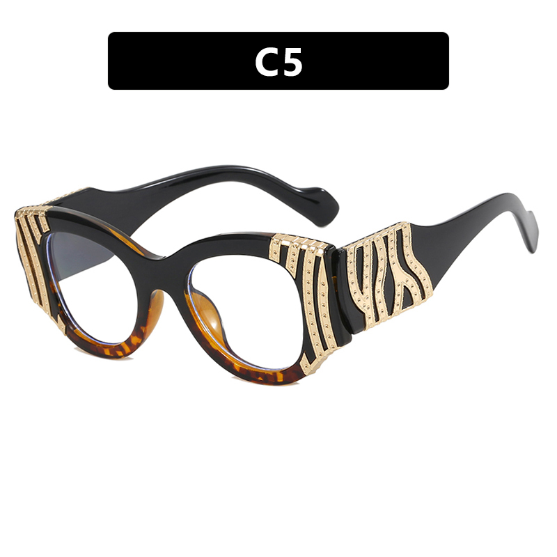 Oversized Exaggerated Cat Eye Thick Frame Optical Glasses