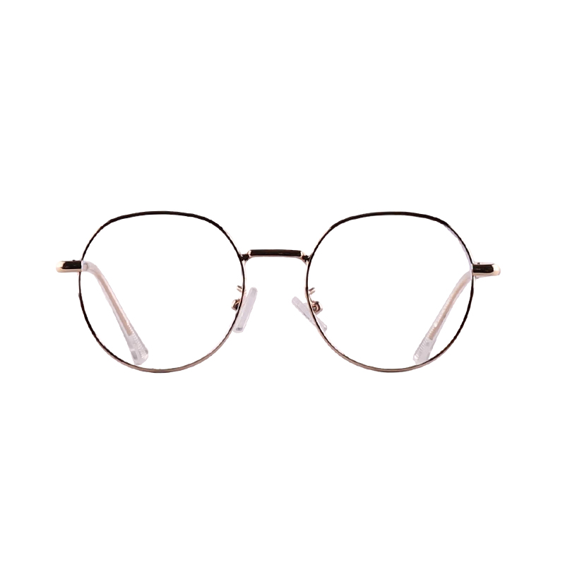 Vintage Round Frame Optical Mirror Anti Blue Light Glasses