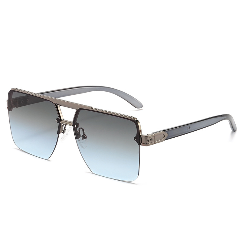 Oversized Large Square UV400 Lens Gradient Sunglasses