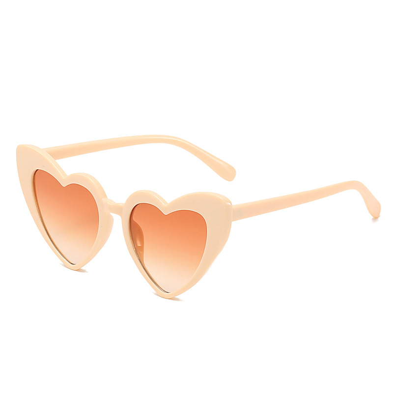 Comfortable Little Girl Kids Heart Shaped Baby Sunglasses