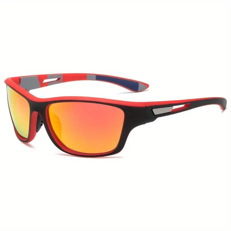 Outdoors Colorful One-Piece Windproof Cycling Glasses