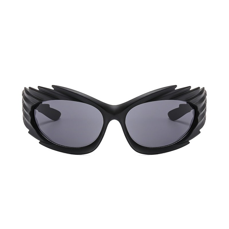 Unisex Outdoor Hedgehog Shape Y2k Sports Sunglasses