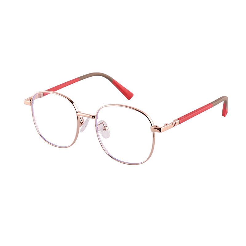 Fashion Silicone Frame Metal Flat Lens For Children