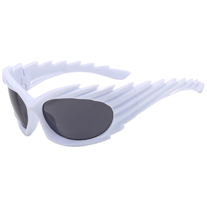 Unisex Outdoor Hedgehog Shape Y2k Sports Sunglasses