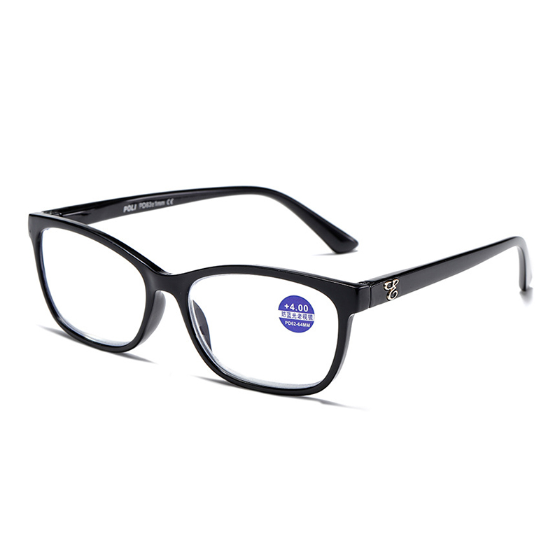 Anti-Blue Light Transparent Gradient Reading Glasses for the Elderly