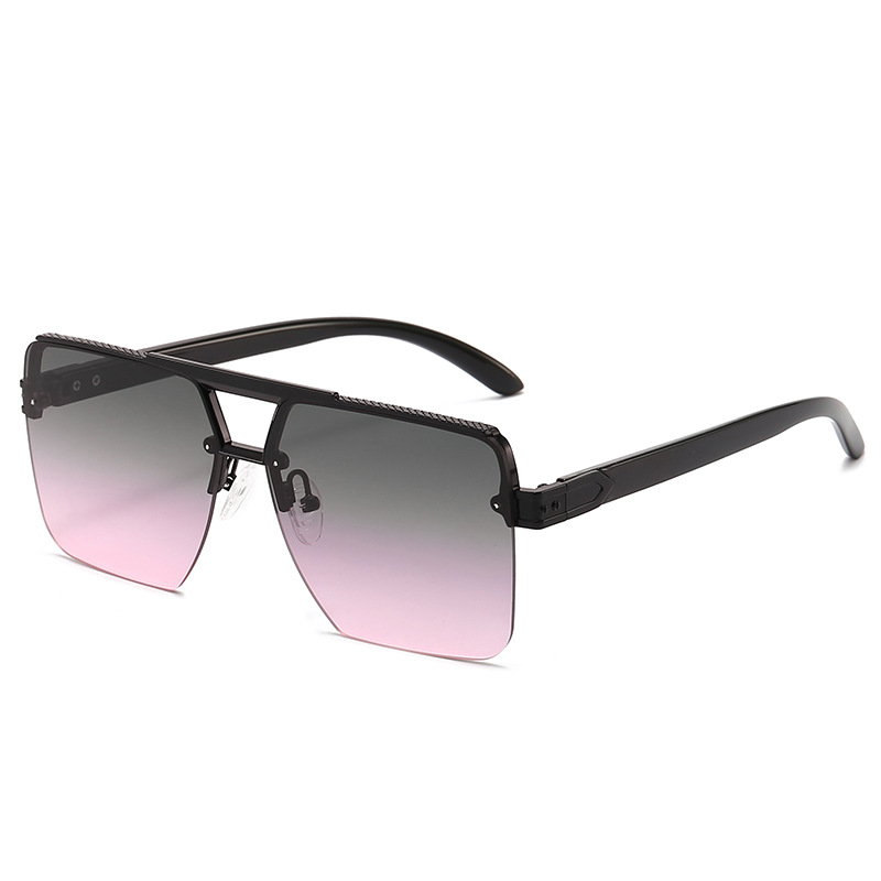 Oversized Large Square UV400 Lens Gradient Sunglasses