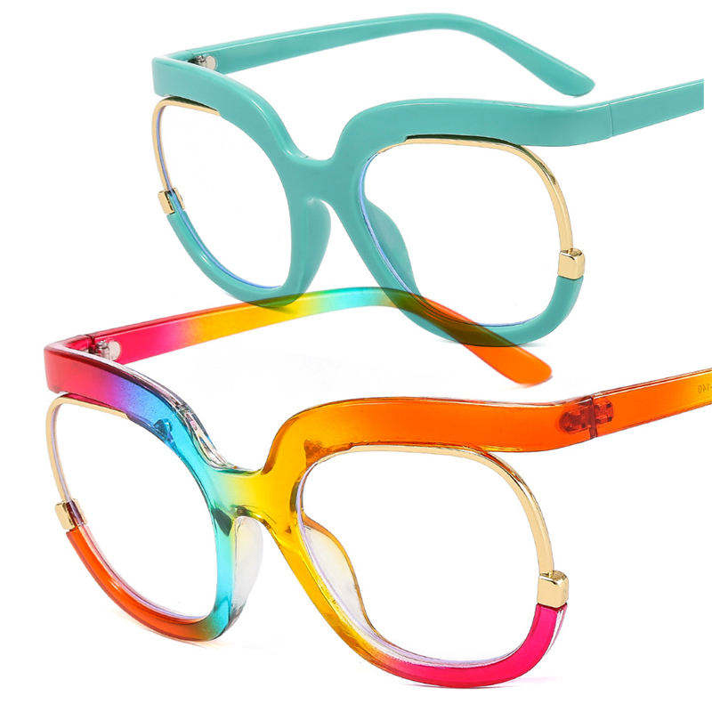 Fashion Oversized Round Clear Eyeglass Frames Glasses