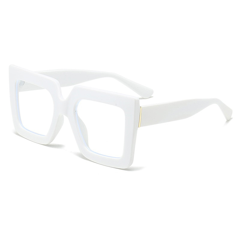 Trendy Square Large Frame Anti Blue Light Glasses