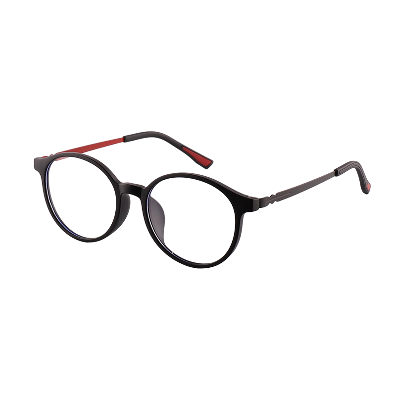 Transparent Women Round Frame Optical Glasses