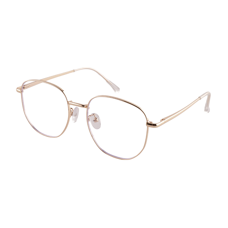 Unisex Vintage Round Myopia Flat Lens Glasses Frame