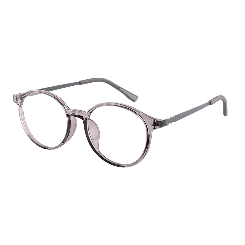 Transparent Women Round Frame Optical Glasses