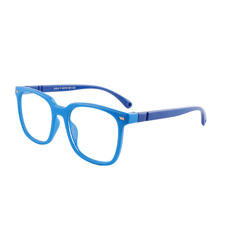 Classic Retro Clear Flat Lens Eyeglasses Frame For Children