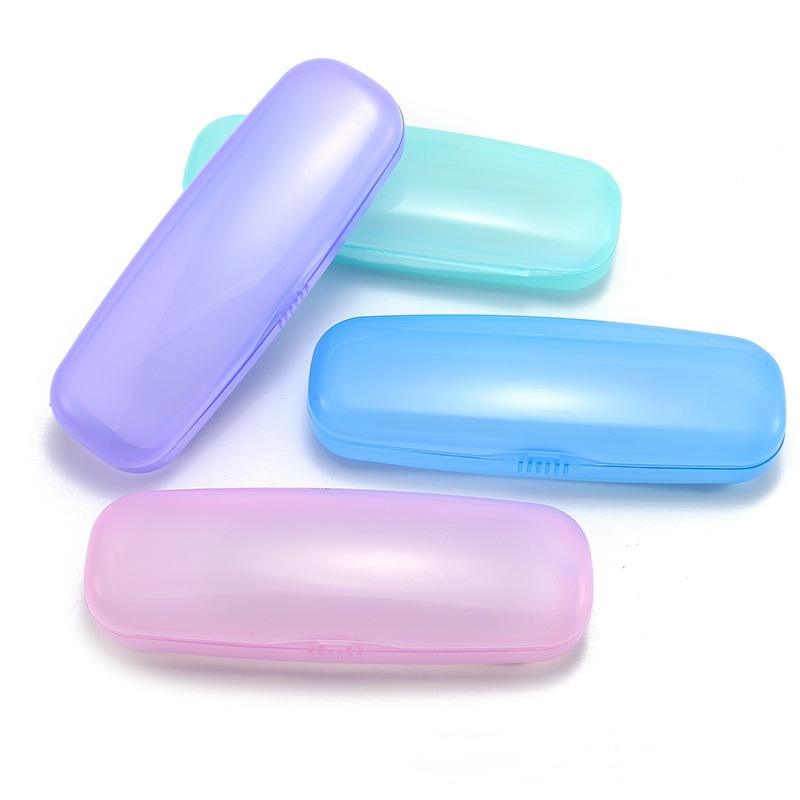 Colorful Plastic Portable Storage Eyeglasses Case