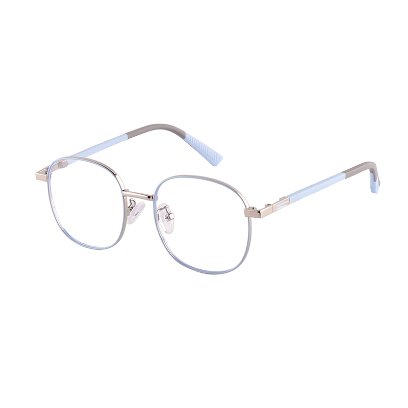 Fashion Silicone Frame Metal Flat Lens For Children