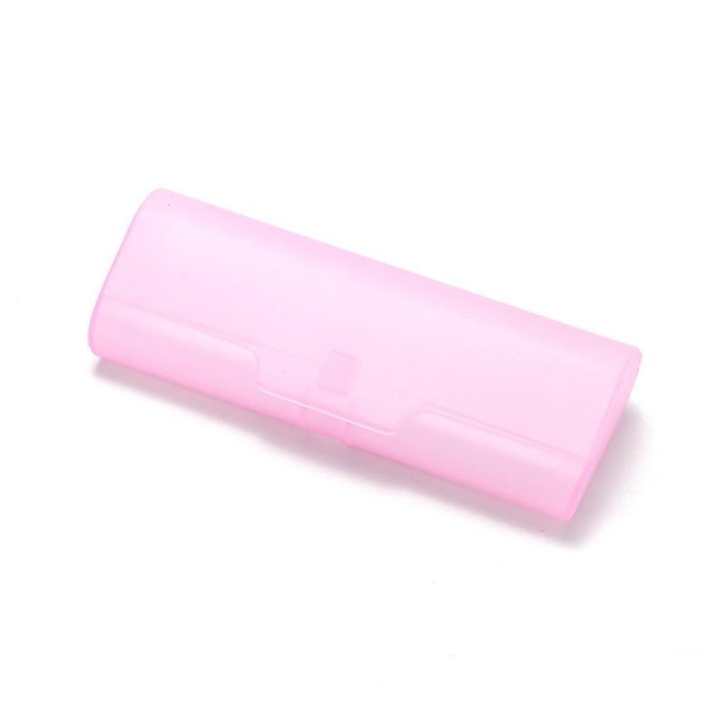 Colorful Plastic Portable Storage Eyeglasses Case