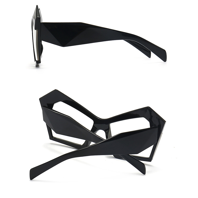 Fashion UV400 Cat Eye Irregular Polygon Glasses Frames