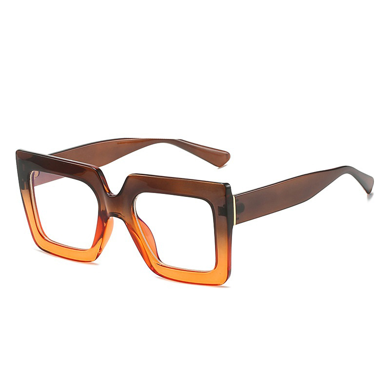 Trendy Square Large Frame Anti Blue Light Glasses