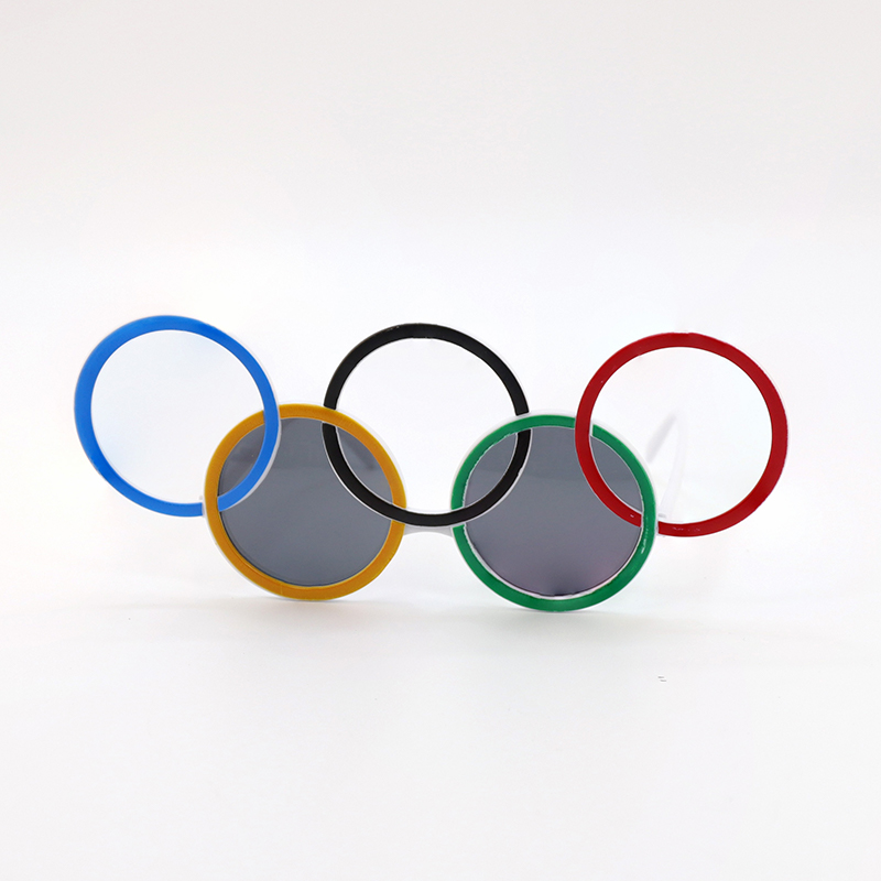 Olympic Rings Funny Atmosphere Prop Sunshade Sunglasses