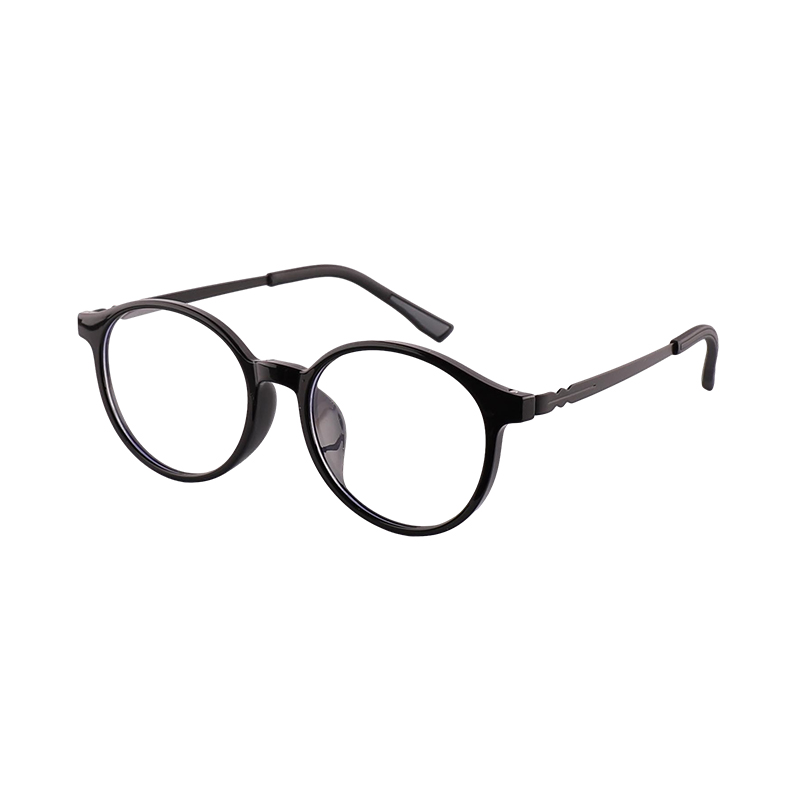 Transparent Women Round Frame Optical Glasses